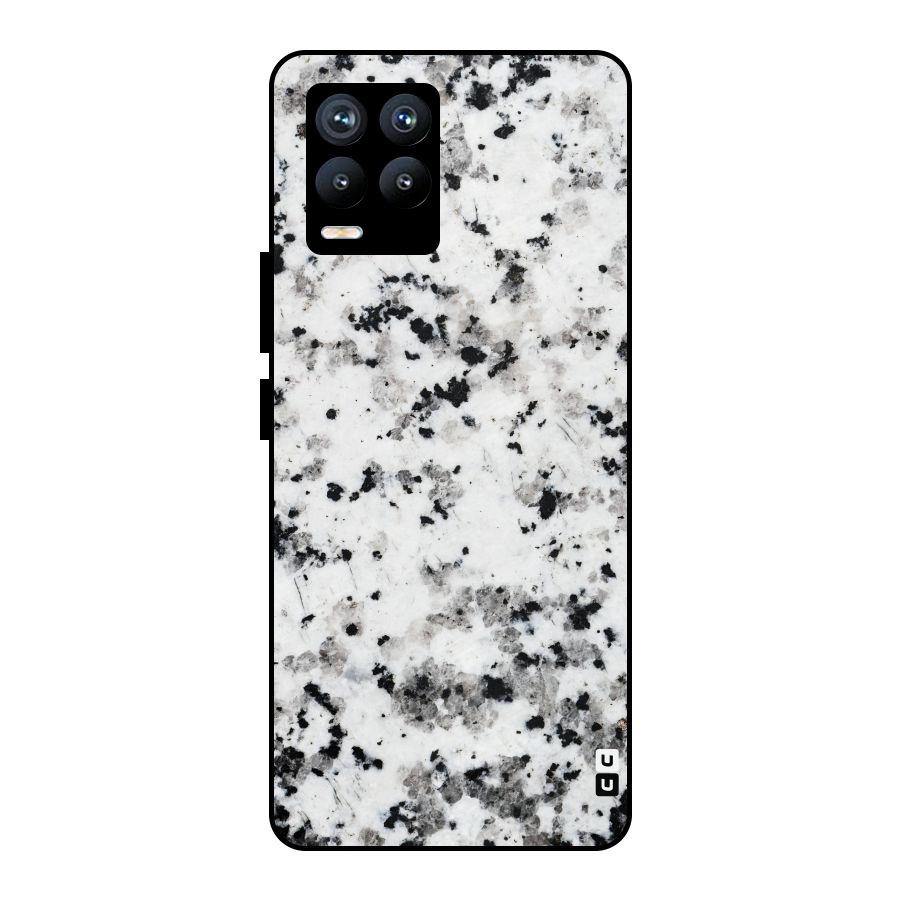 Charcoal Spots Marble Metal Back Case for Realme 8 Pro