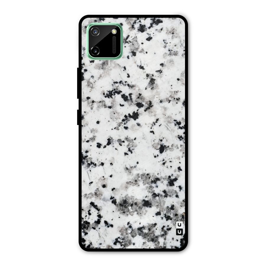 Charcoal Spots Marble Metal Back Case for Realme C11