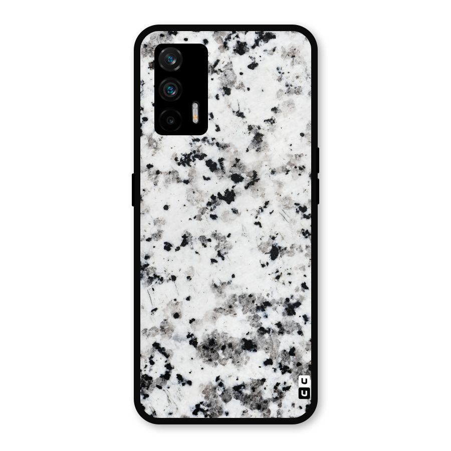 Charcoal Spots Marble Metal Back Case for Realme GT 5G