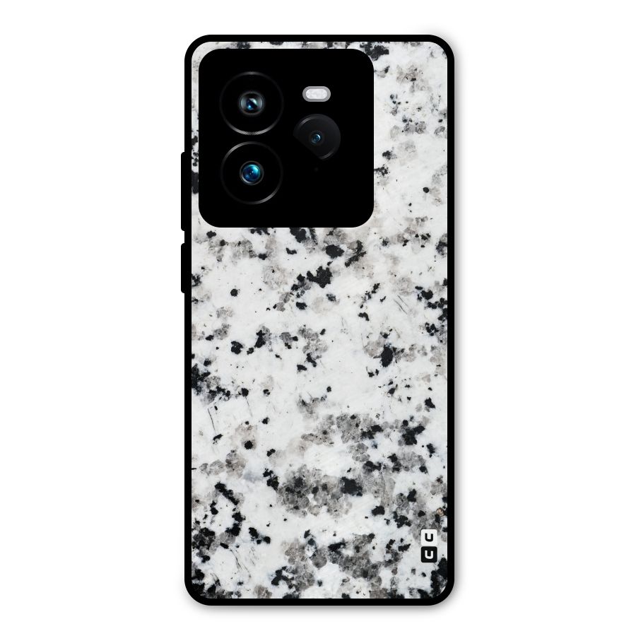 Charcoal Spots Marble Metal Back Case for Realme GT 7 Pro