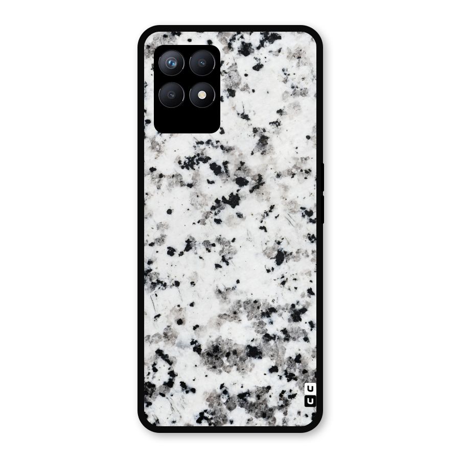 Charcoal Spots Marble Metal Back Case for Realme Narzo 50