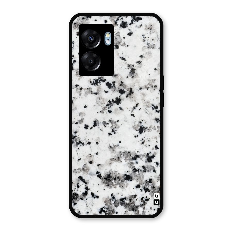 Charcoal Spots Marble Metal Back Case for Realme Narzo 50 5G