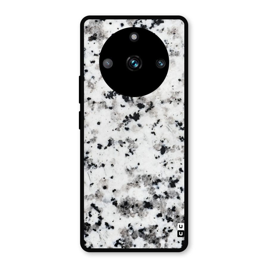Charcoal Spots Marble Metal Back Case for Realme Narzo 60 Pro