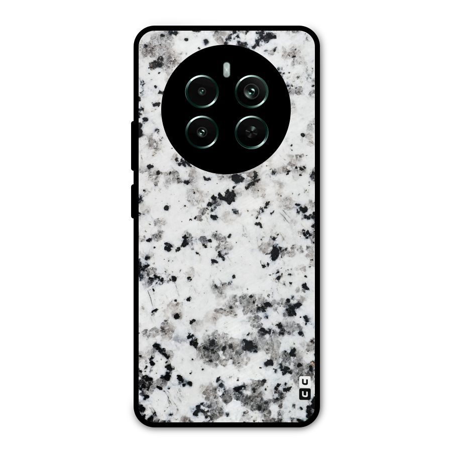 Charcoal Spots Marble Metal Back Case for Realme Narzo 70 Pro