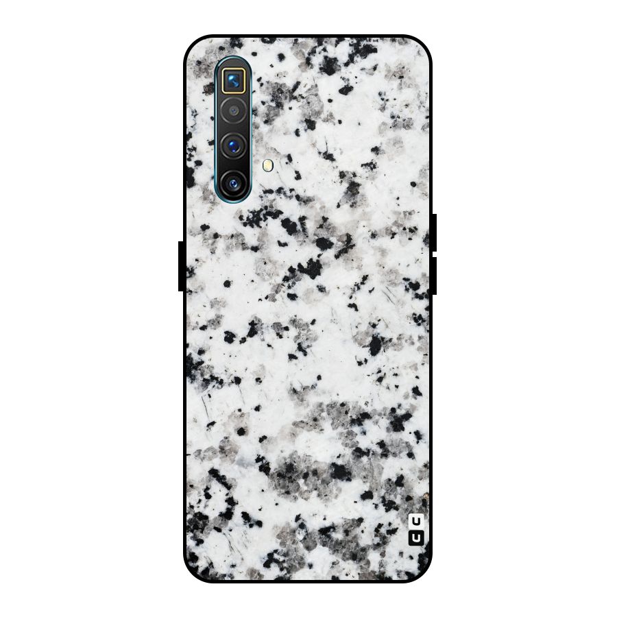 Charcoal Spots Marble Metal Back Case for Realme X3 SuperZoom