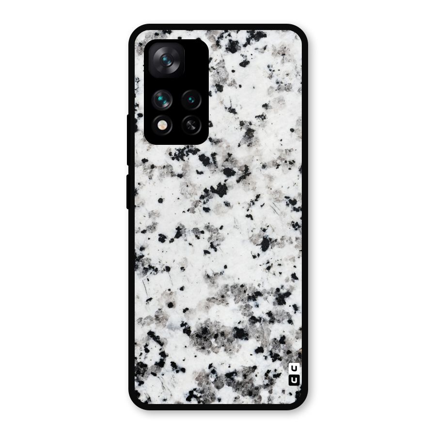 Charcoal Spots Marble Metal Back Case for Xiaomi 11i 5G