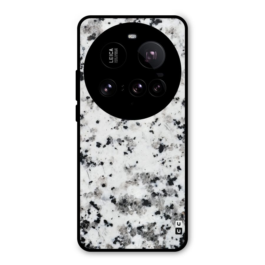 Charcoal Spots Marble Metal Back Case for Xiaomi 15 Ultra