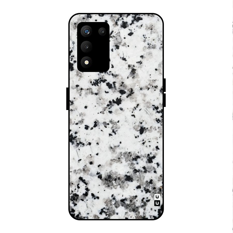 Charcoal Spots Marble Metal Back Case for realme 9 5G SE