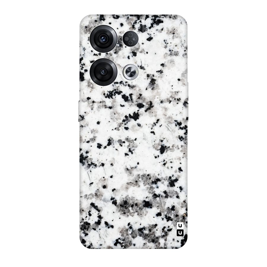 Charcoal Spots Marble Original Polycarbonate Back Case for Oppo Reno8 Pro 5G