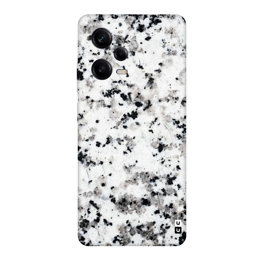 Charcoal Spots Marble Original Polycarbonate Back Case for Redmi Note 12 Pro