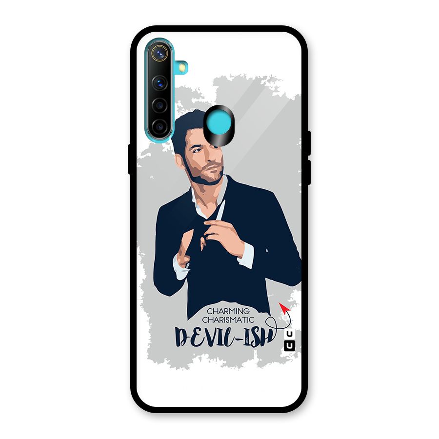 Charming Charismatic Lucifer Glass Back Case for Realme Narzo 10