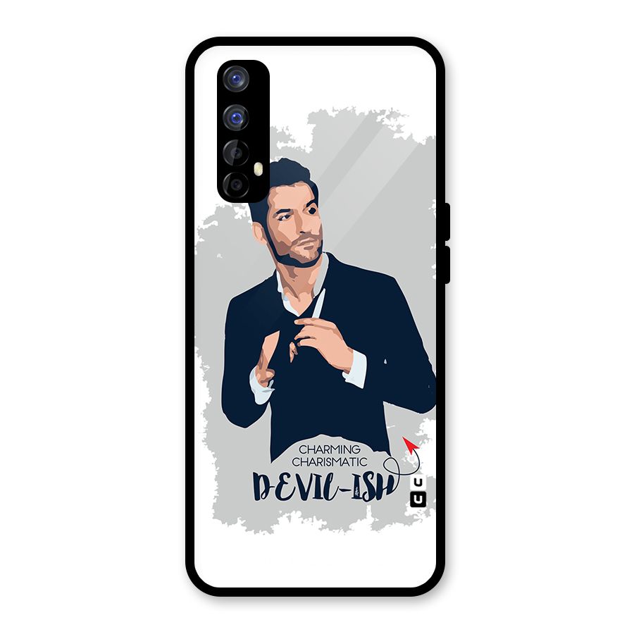 Charming Charismatic Lucifer Glass Back Case for Realme Narzo 20 Pro