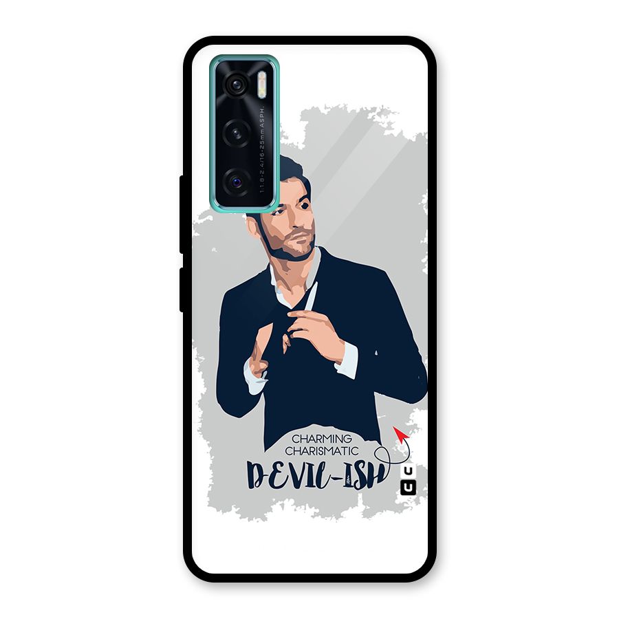 Charming Charismatic Lucifer Glass Back Case for Vivo V20 SE