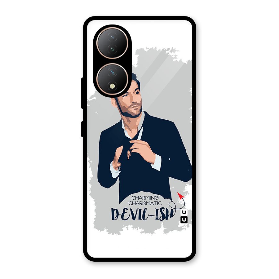 Charming Charismatic Lucifer Glass Back Case for Vivo Y100A