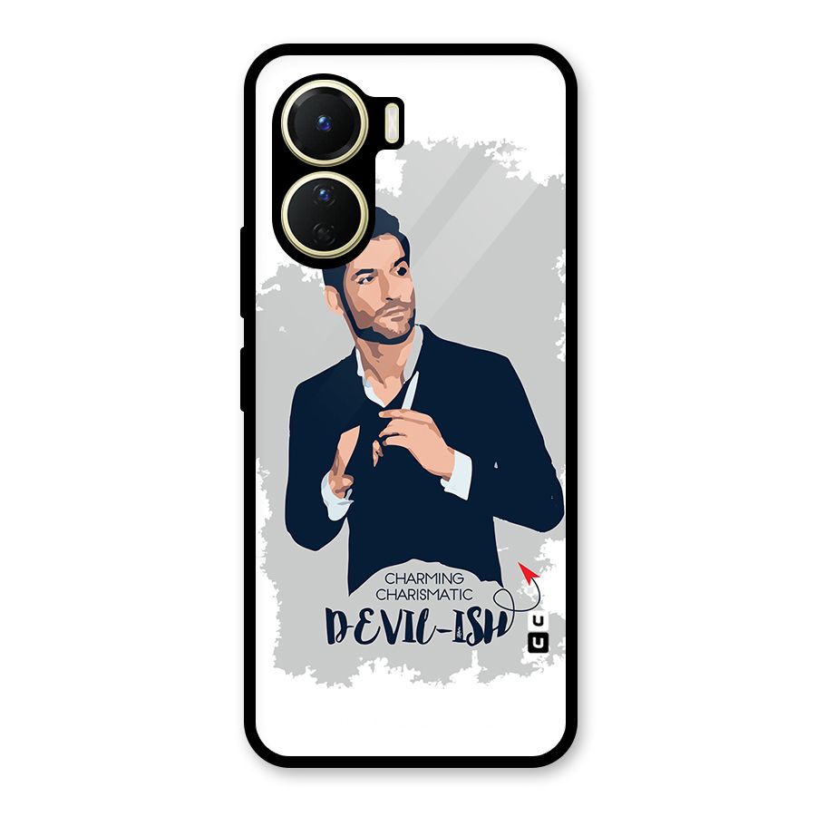 Charming Charismatic Lucifer Glass Back Case for Vivo Y16