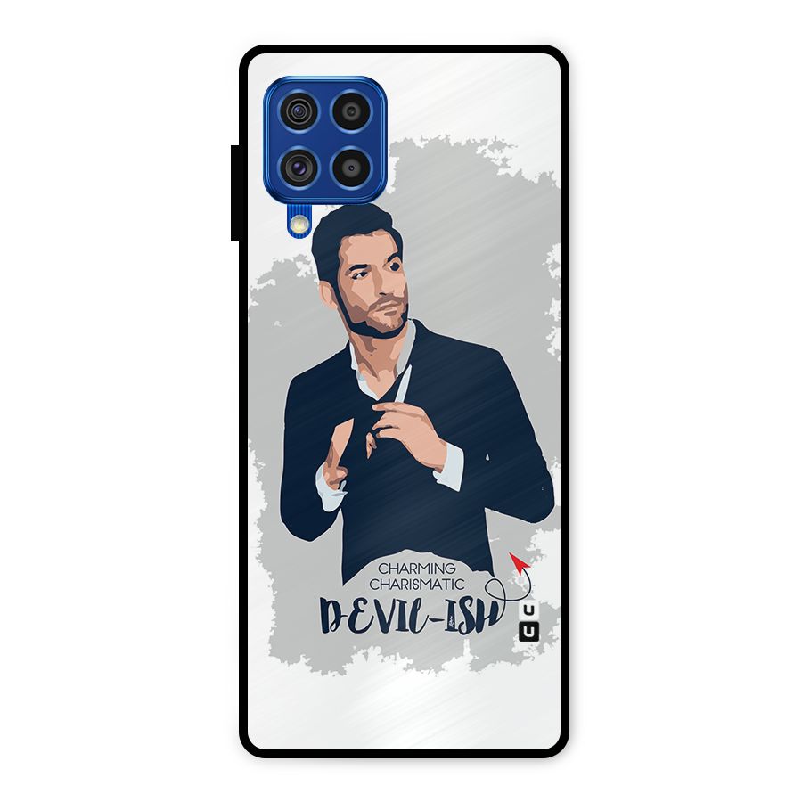 Charming Charismatic Lucifer Metal Back Case for Galaxy F62