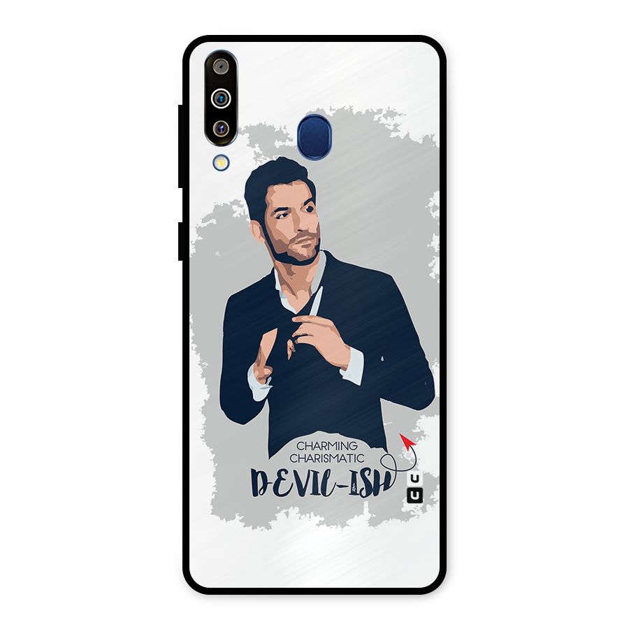 Charming Charismatic Lucifer Metal Back Case for Galaxy M30