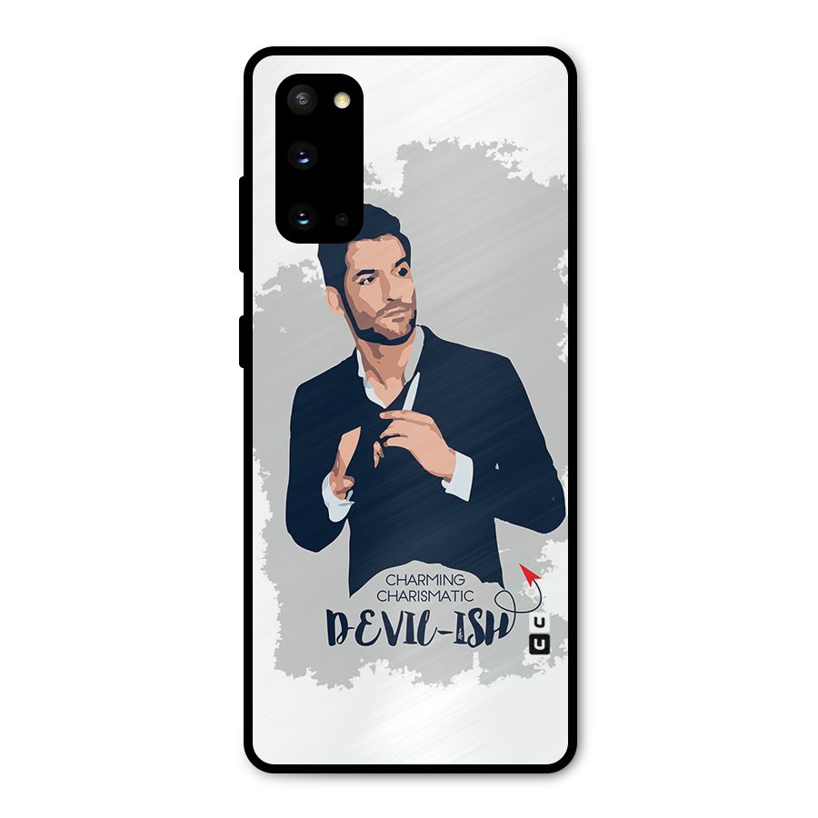 Charming Charismatic Lucifer Metal Back Case for Galaxy S20