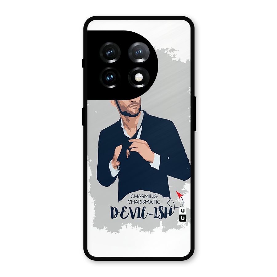 Charming Charismatic Lucifer Metal Back Case for OnePlus 11