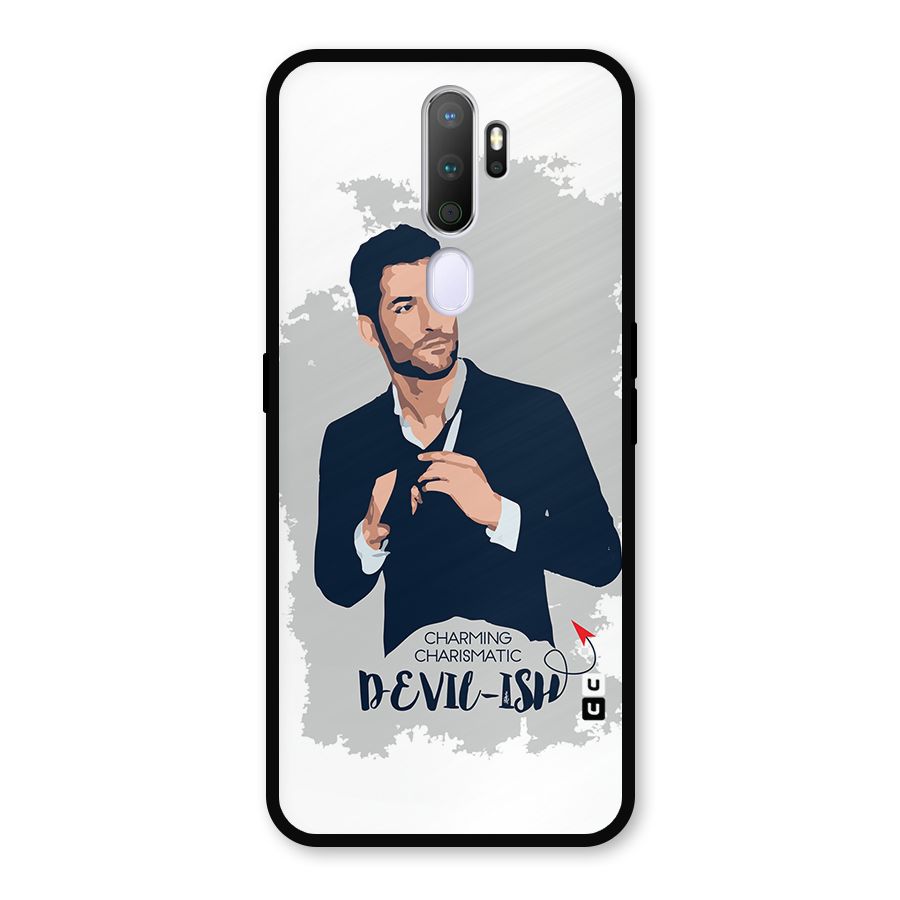 Charming Charismatic Lucifer Metal Back Case for Oppo A9 (2020)