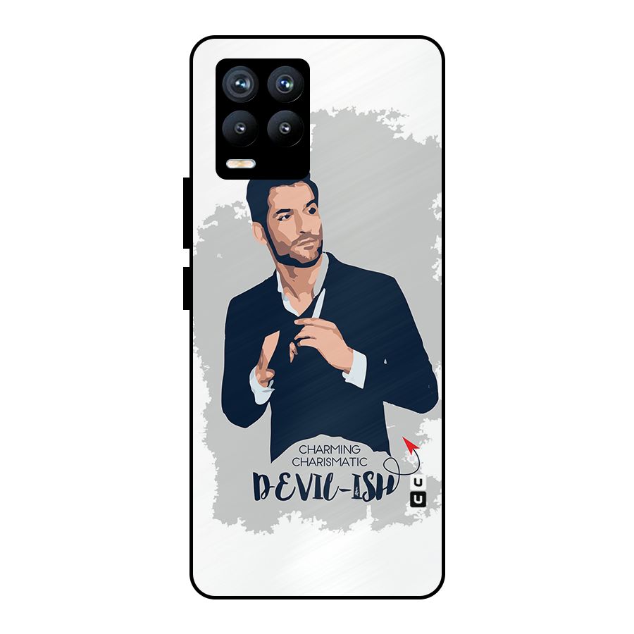 Charming Charismatic Lucifer Metal Back Case for Realme 8 Pro