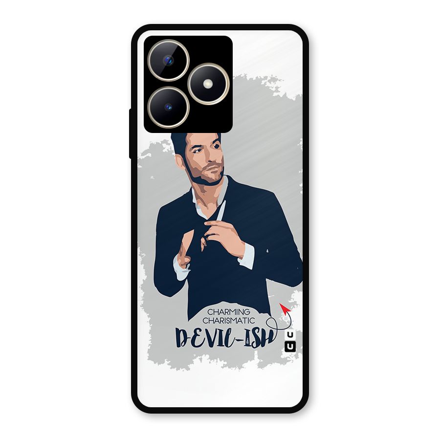 Charming Charismatic Lucifer Metal Back Case for Realme C53