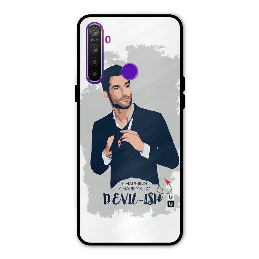 Charming Charismatic Lucifer Metal Back Case for Realme Narzo 10
