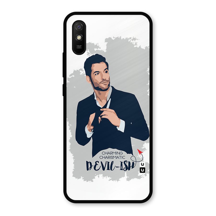 Charming Charismatic Lucifer Metal Back Case for Redmi 9i