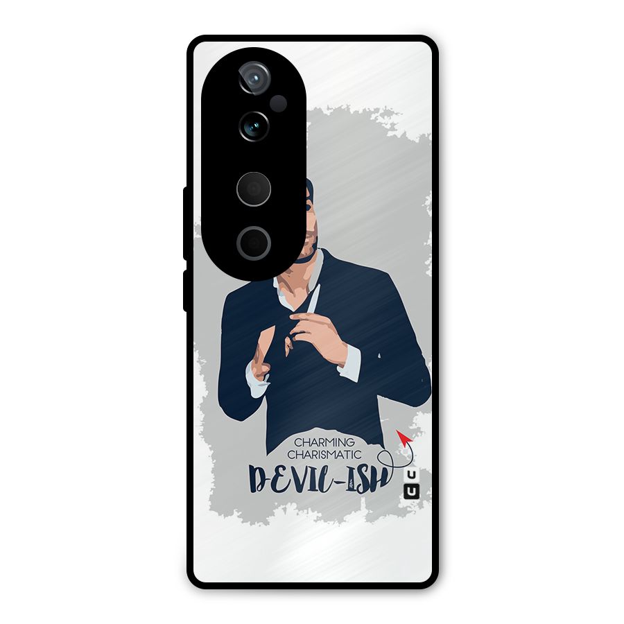 Charming Charismatic Lucifer Metal Back Case for Vivo T3 Ultra