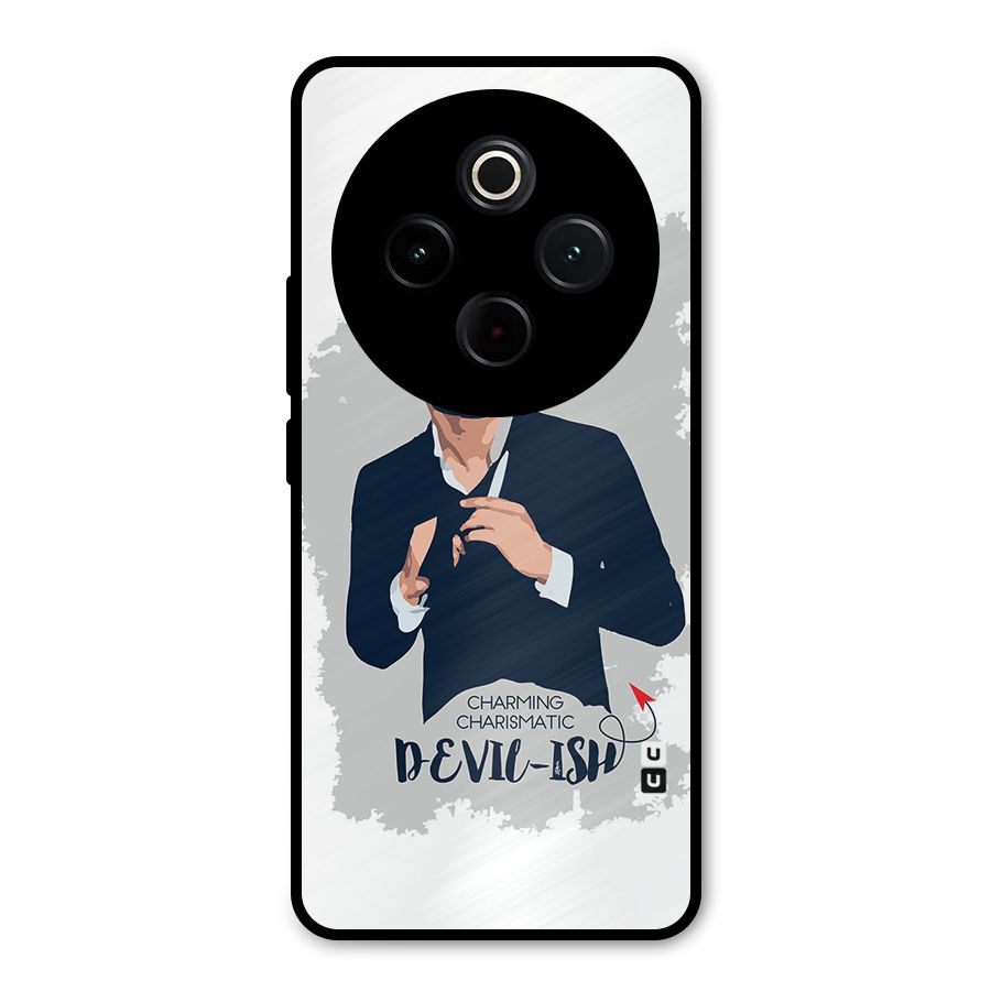 Charming Charismatic Lucifer Metal Back Case for Vivo T4
