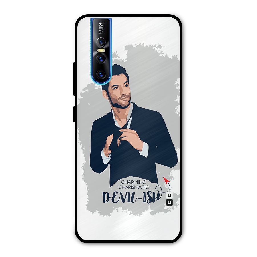 Charming Charismatic Lucifer Metal Back Case for Vivo V15 Pro