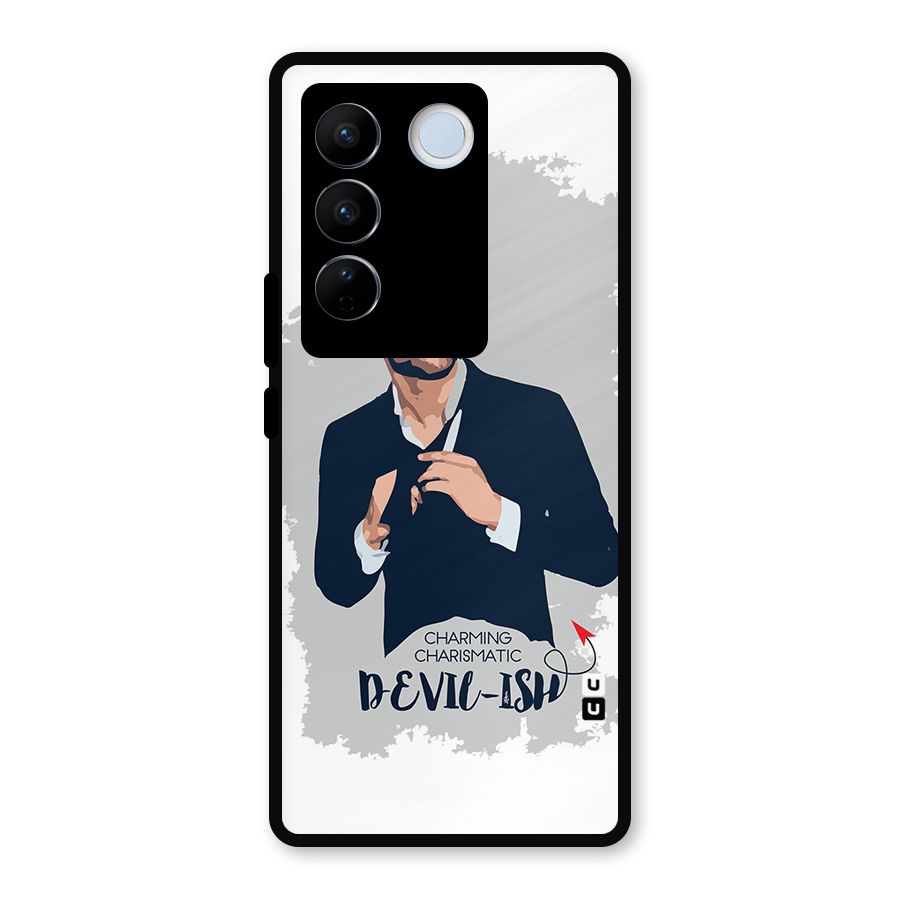 Charming Charismatic Lucifer Metal Back Case for Vivo V27