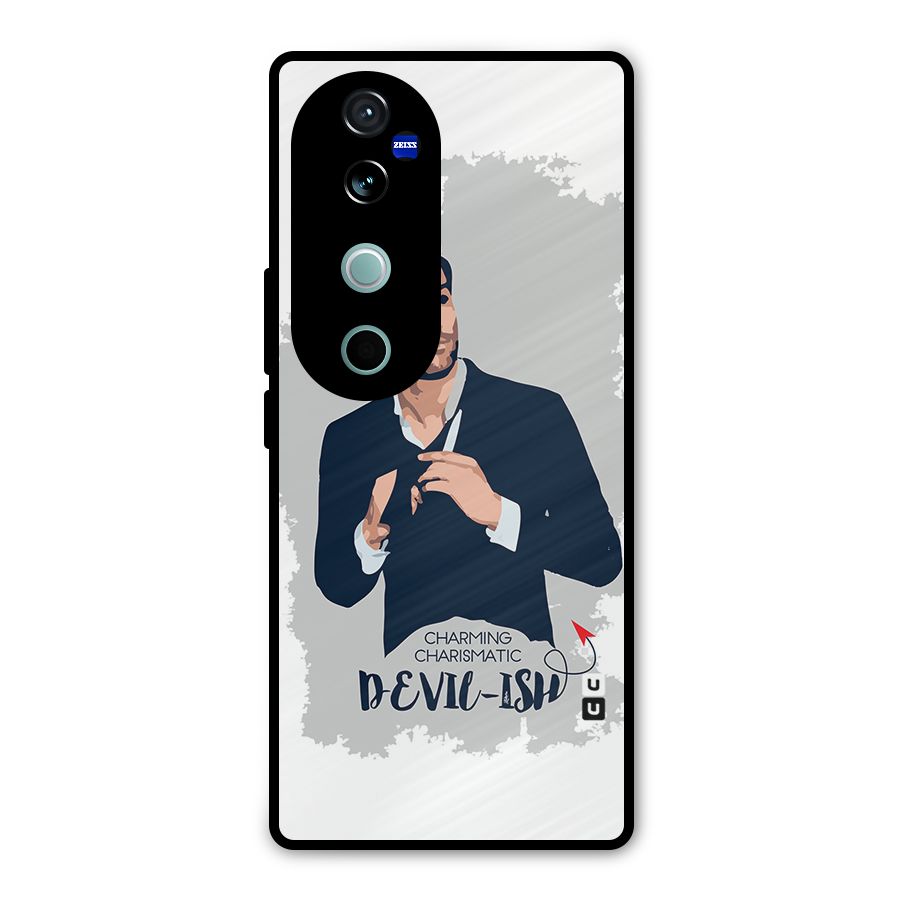 Charming Charismatic Lucifer Metal Back Case for Vivo V40