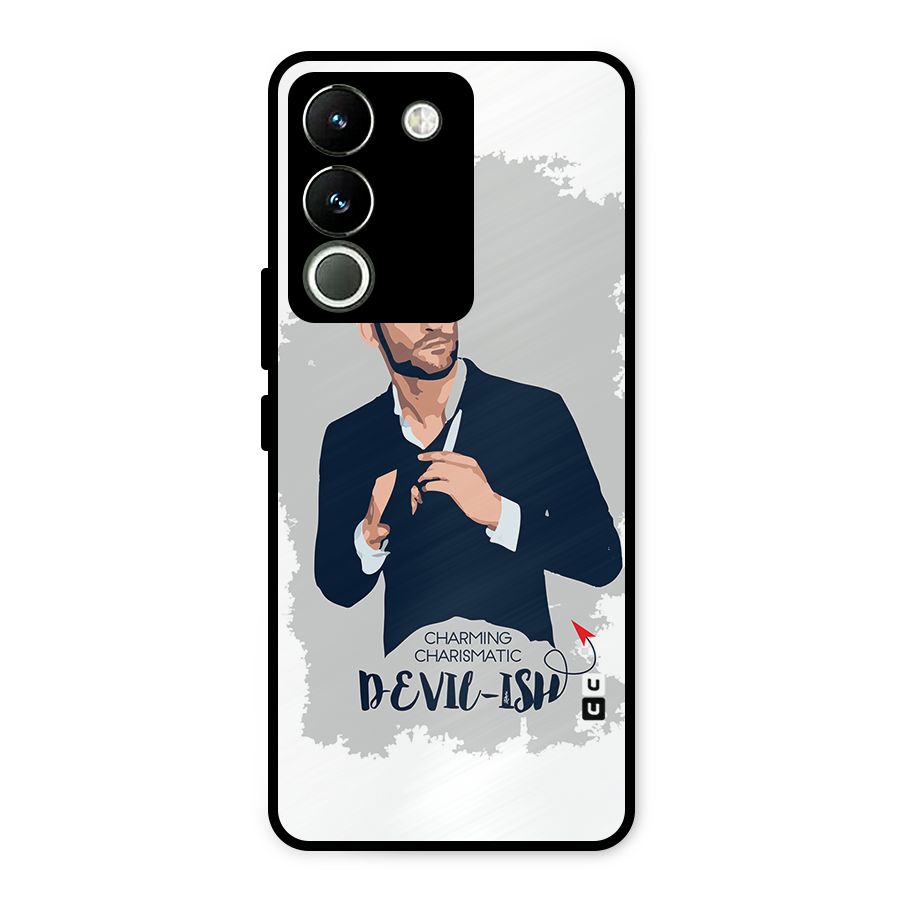Charming Charismatic Lucifer Metal Back Case for Vivo Y200