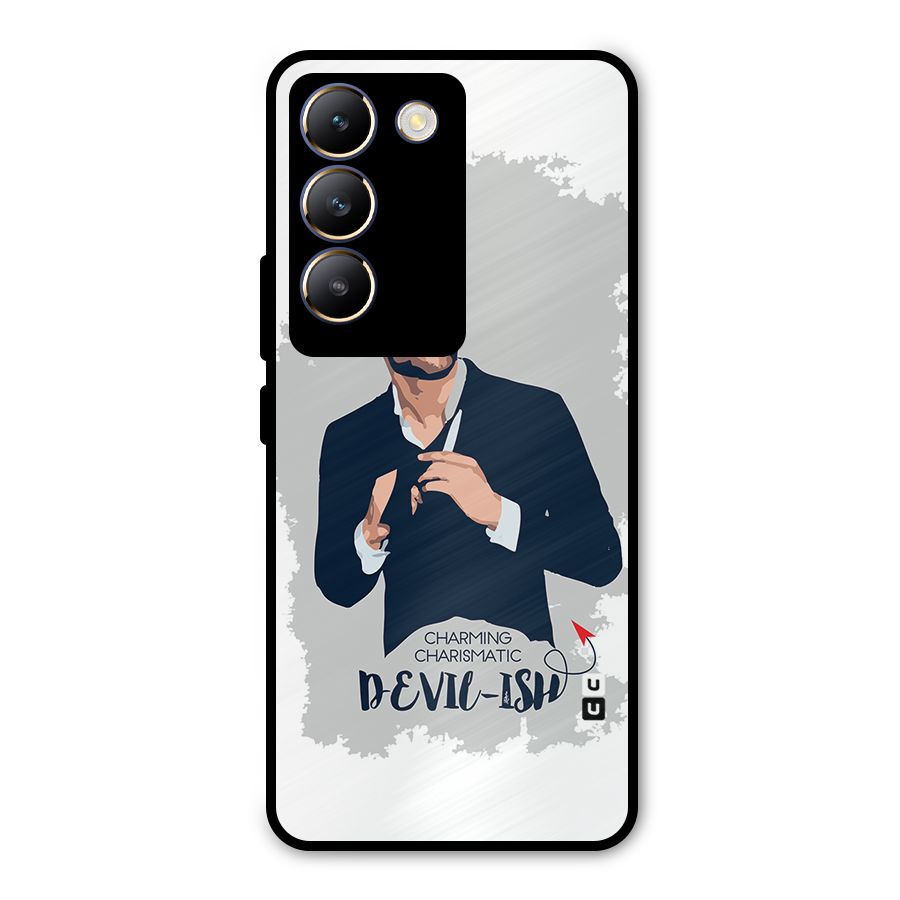 Charming Charismatic Lucifer Metal Back Case for Vivo Y200e