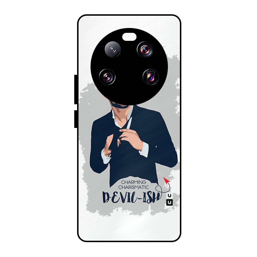 Charming Charismatic Lucifer Metal Back Case for Xiaomi 13 Ultra