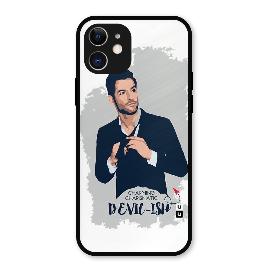 Charming Charismatic Lucifer Metal Back Case for iPhone 12