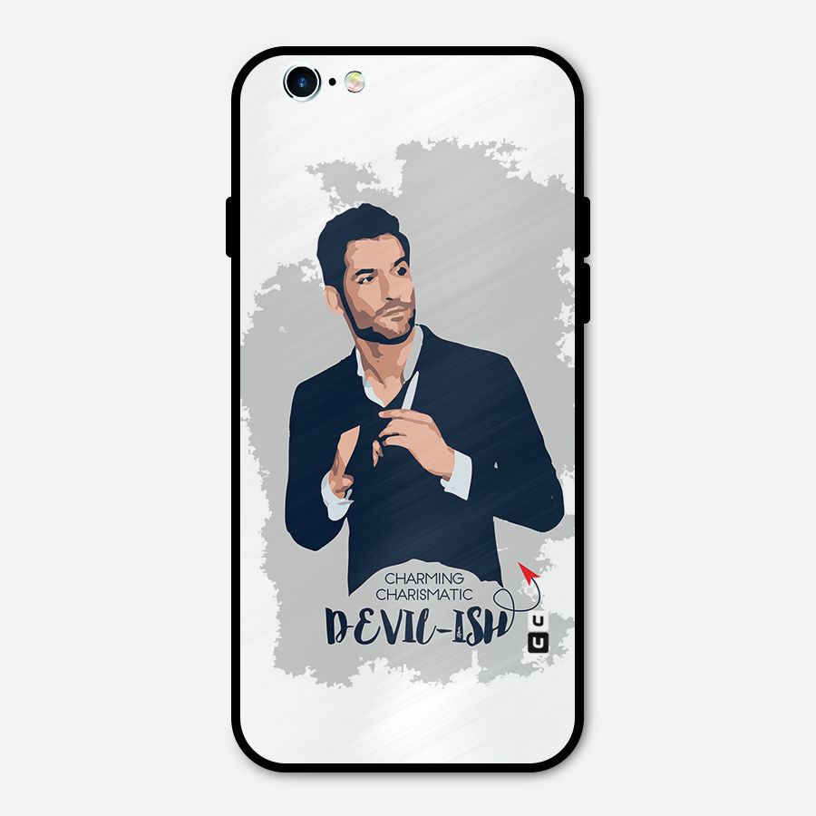 Charming Charismatic Lucifer Metal Back Case for iPhone 6 6s
