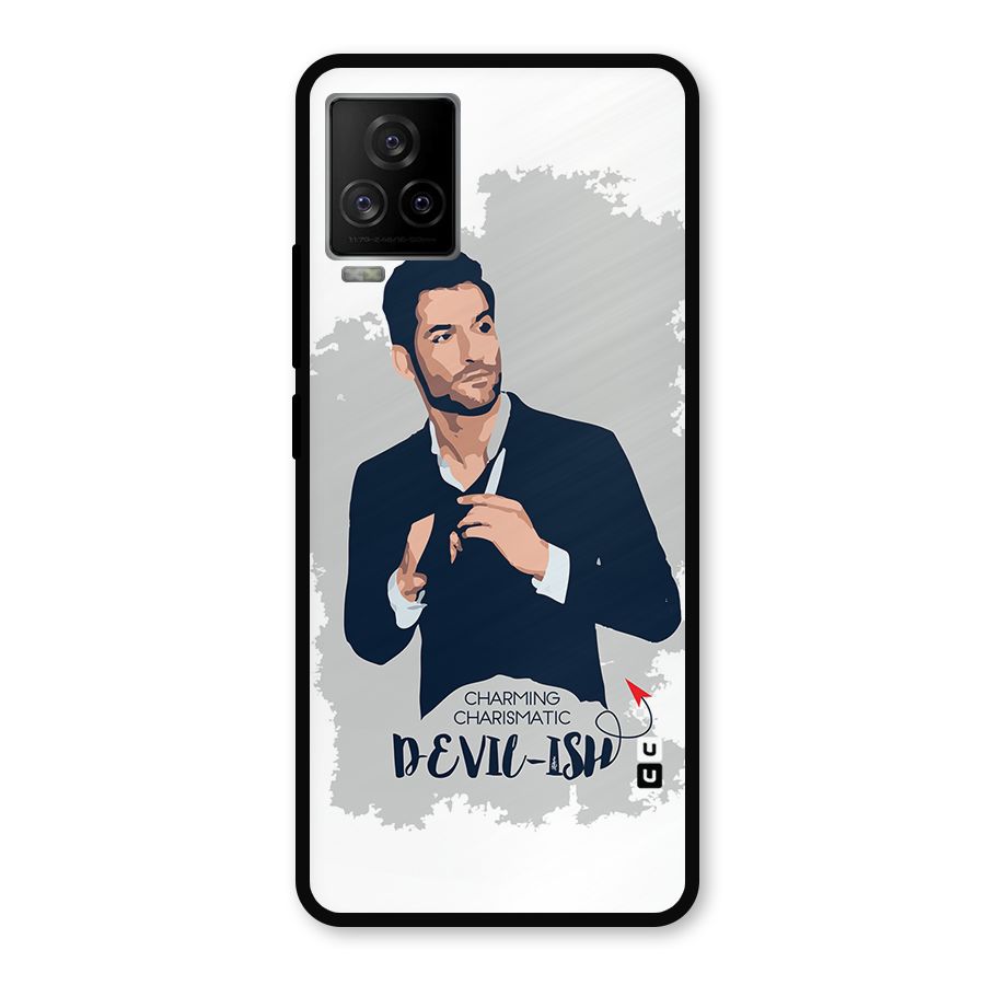 Charming Charismatic Lucifer Metal Back Case for iQOO 7 Legend 5G