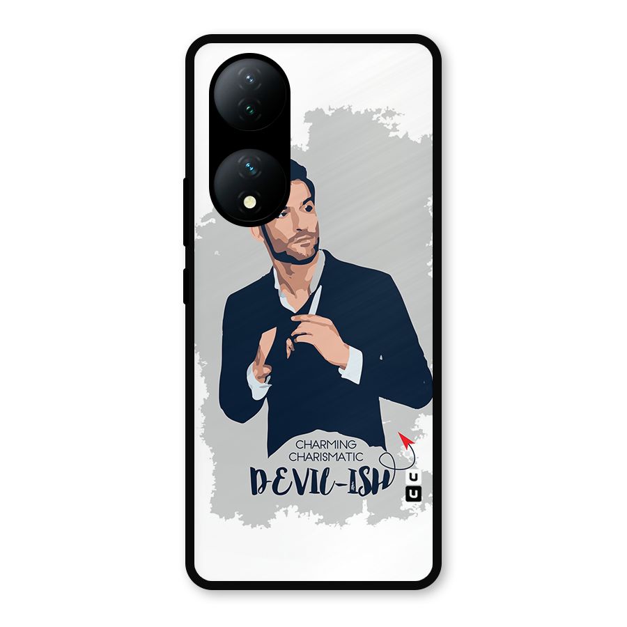 Charming Charismatic Lucifer Metal Back Case for iQOO Z7