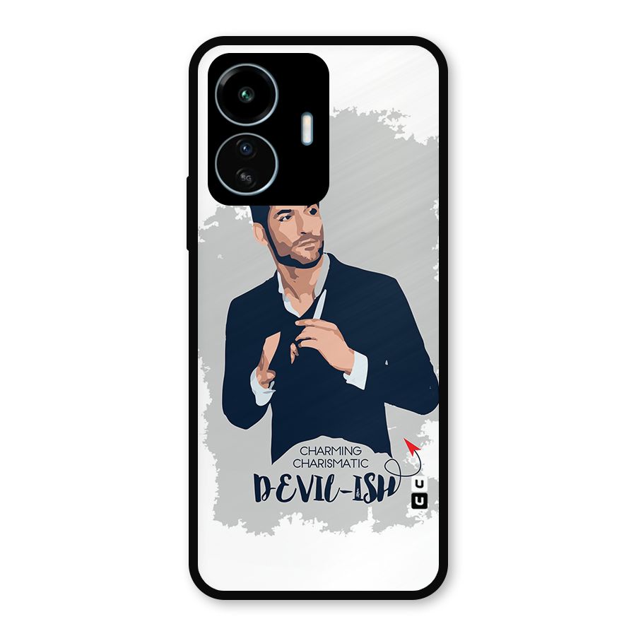Charming Charismatic Lucifer Metal Back Case for vivo iQOO Z6 Lite 5G