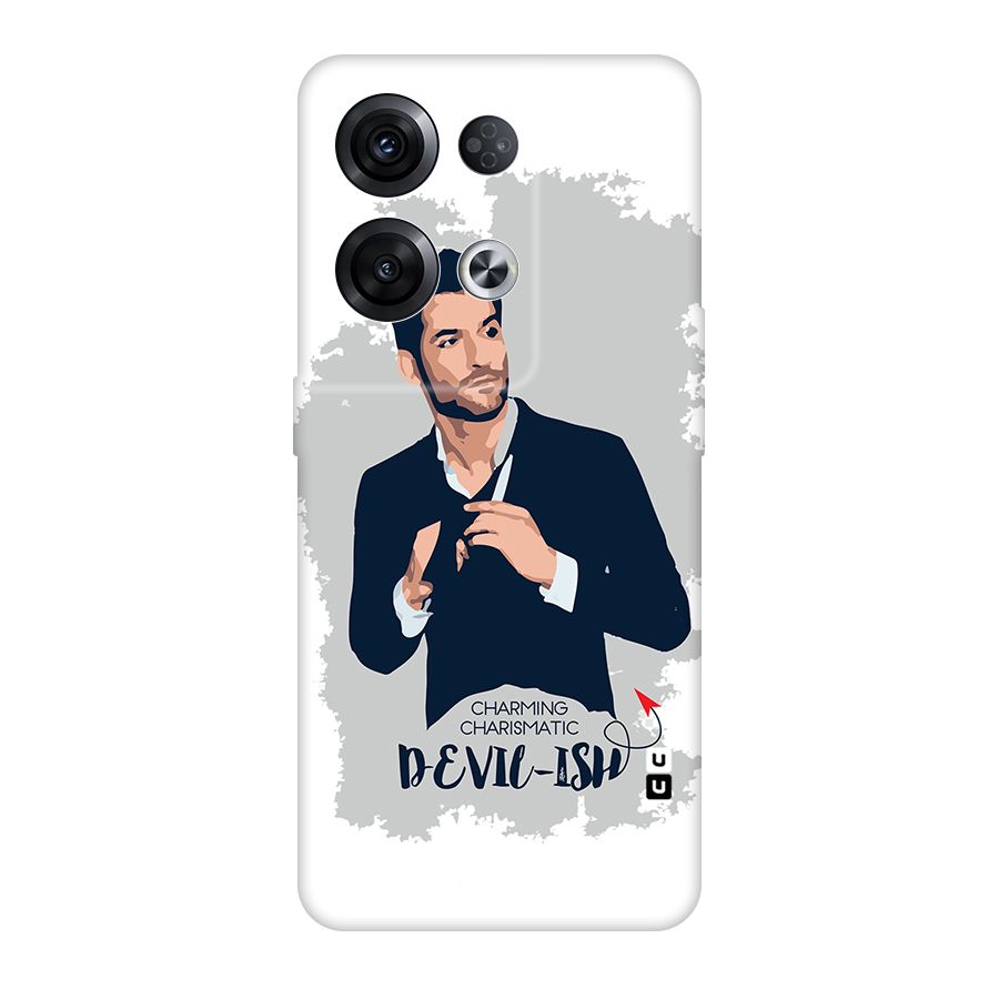 Charming Charismatic Lucifer Original Polycarbonate Back Case for Oppo Reno8 Pro 5G