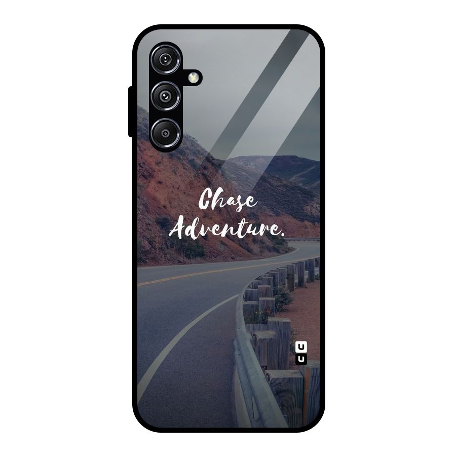 Chase Adventure Glass Back Case for Galaxy M34 5G