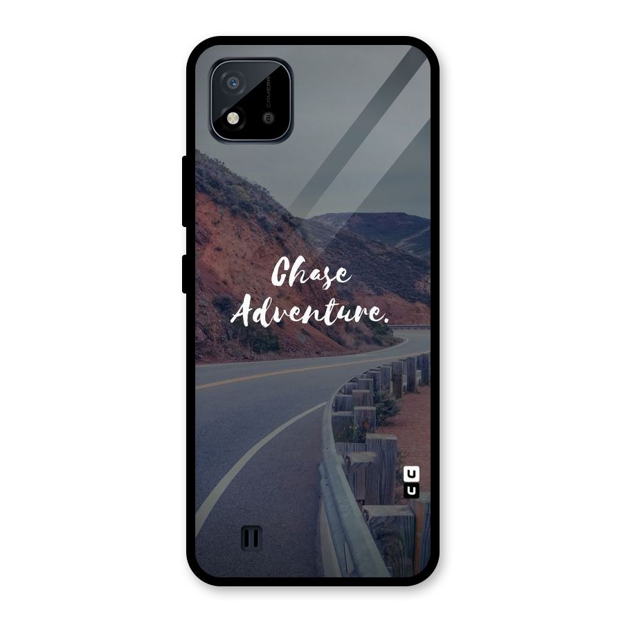 Chase Adventure Glass Back Case for Realme C11 2021