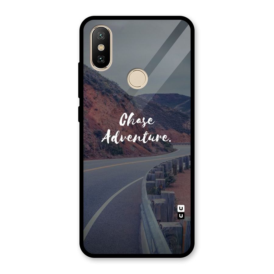 Chase Adventure Glass Back Case for Redmi A2