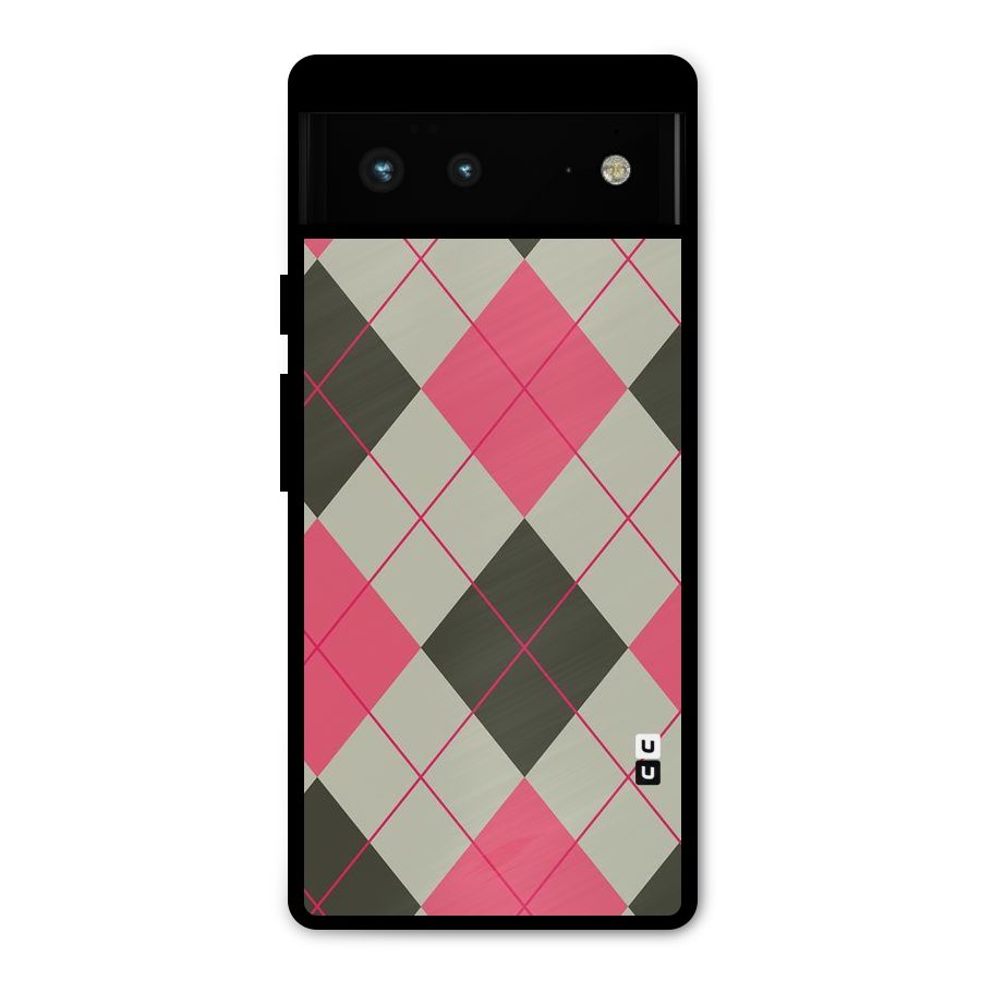 Check And Lines Metal Back Case for Google Pixel 6