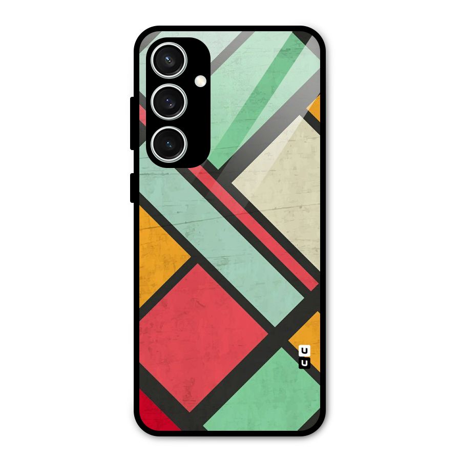 Check Colors Glass Back Case for Galaxy S23 FE