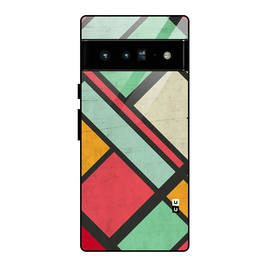 Check Colors Glass Back Case for Google Pixel 6 Pro