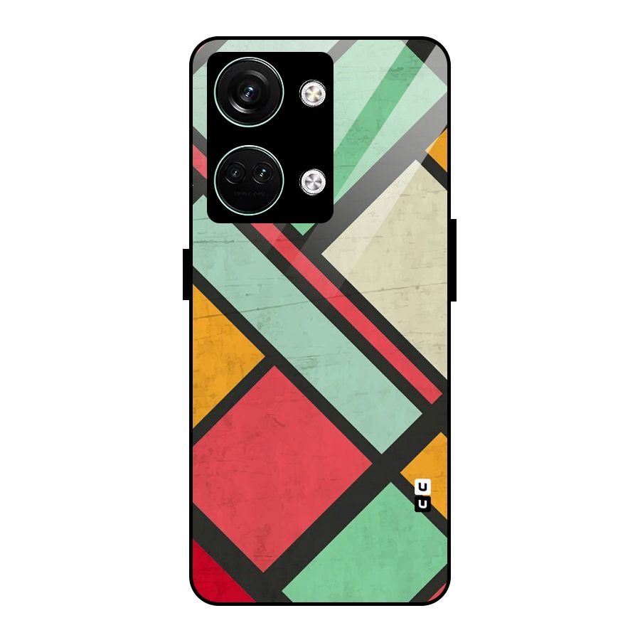 Check Colors Glass Back Case for Oneplus Nord 3