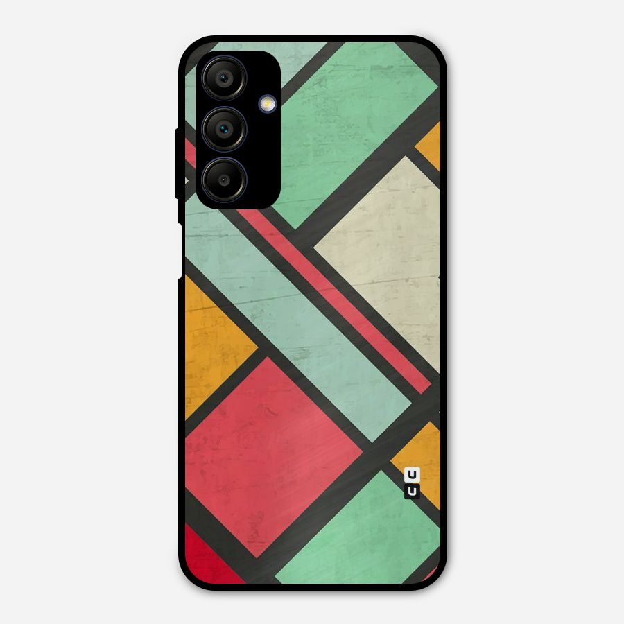 Check Colors Metal Back Case for Galaxy A15 5G